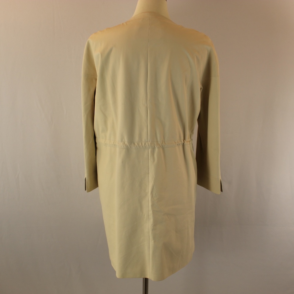 SOLD - LORO PIANA Leather Knee-Length Coat - SOLD - Picture 5 of 7